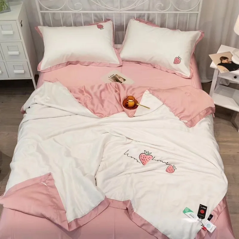

Wholesale 80s Lenzing Tiansi Xia Summer Cool Single Double Air Conditioner was 408240260 duvet cover bedding