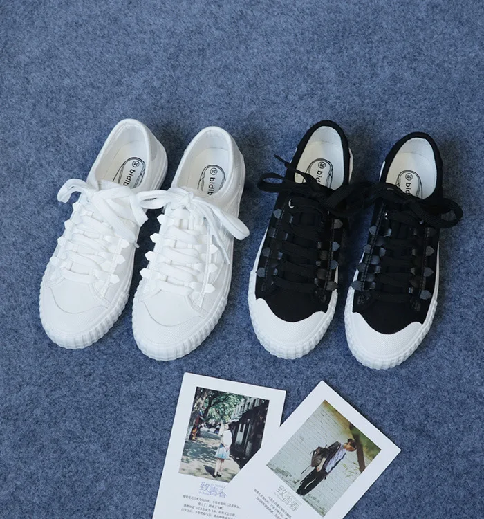 

Spring Small Shoes Chalaza Shoes Student Canvas Plate Shoes-ALEX