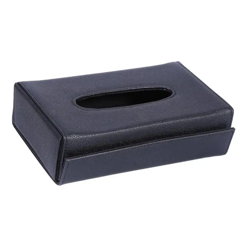 

Folding Tissue Box Car Supplies Chair Back Hanging Visor Paper Creative Armrest Leather Box Portable Novelty Convenience Durable