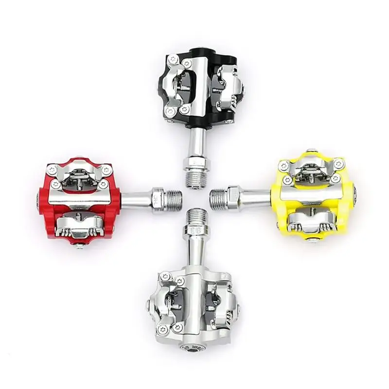 One Pair Professional Training Level Mountain Bike Lock Pedal Alloy