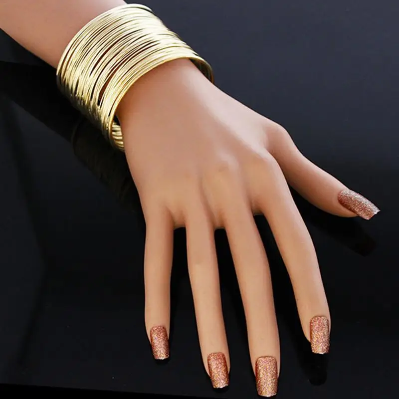 

2019 NEW Fashionable Women Wire Bracelet Jewelry High Quality Unisex Opening Adjustable Wire Bracelet Dropshipping