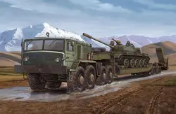 Военная сборка модель 1:35 русский MAZ-537G тяжелый полуприцеп грузовик 00211