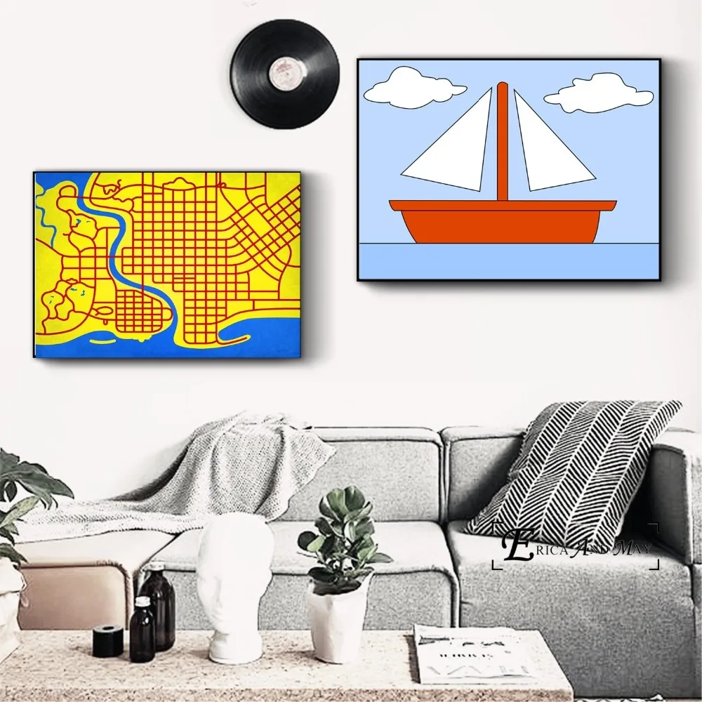 Simpsons Pop Art Canvas Painting Posters And Prints For