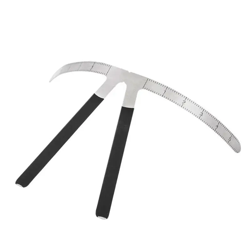 

Professional Eyebrow Stencil Measure Makeup Tattoo Ruler Tool Embroidery Three-point Positioning Balance Rulers Thrush Card
