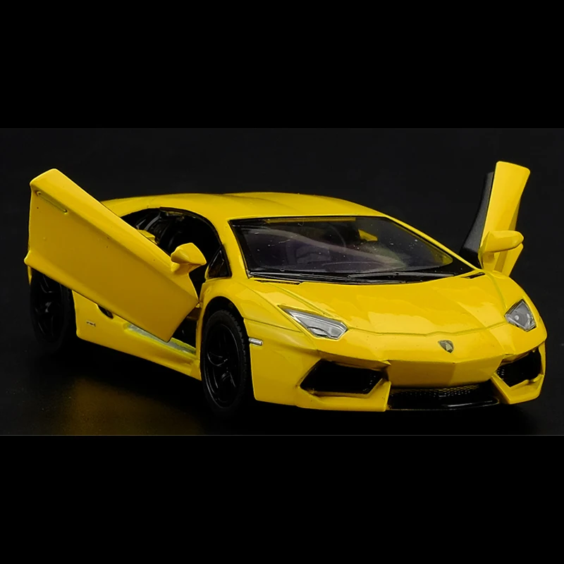 Kinsmart 1:38 Aventador Lp700 4 литье под давлением модель автомобиля игрушка с откатом для