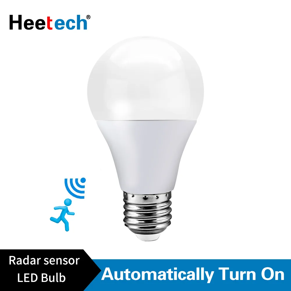 E27 5W/7W/9W 110V 220V LED Microwave Radar Motion Sensor Light Lamp Bulb Special 