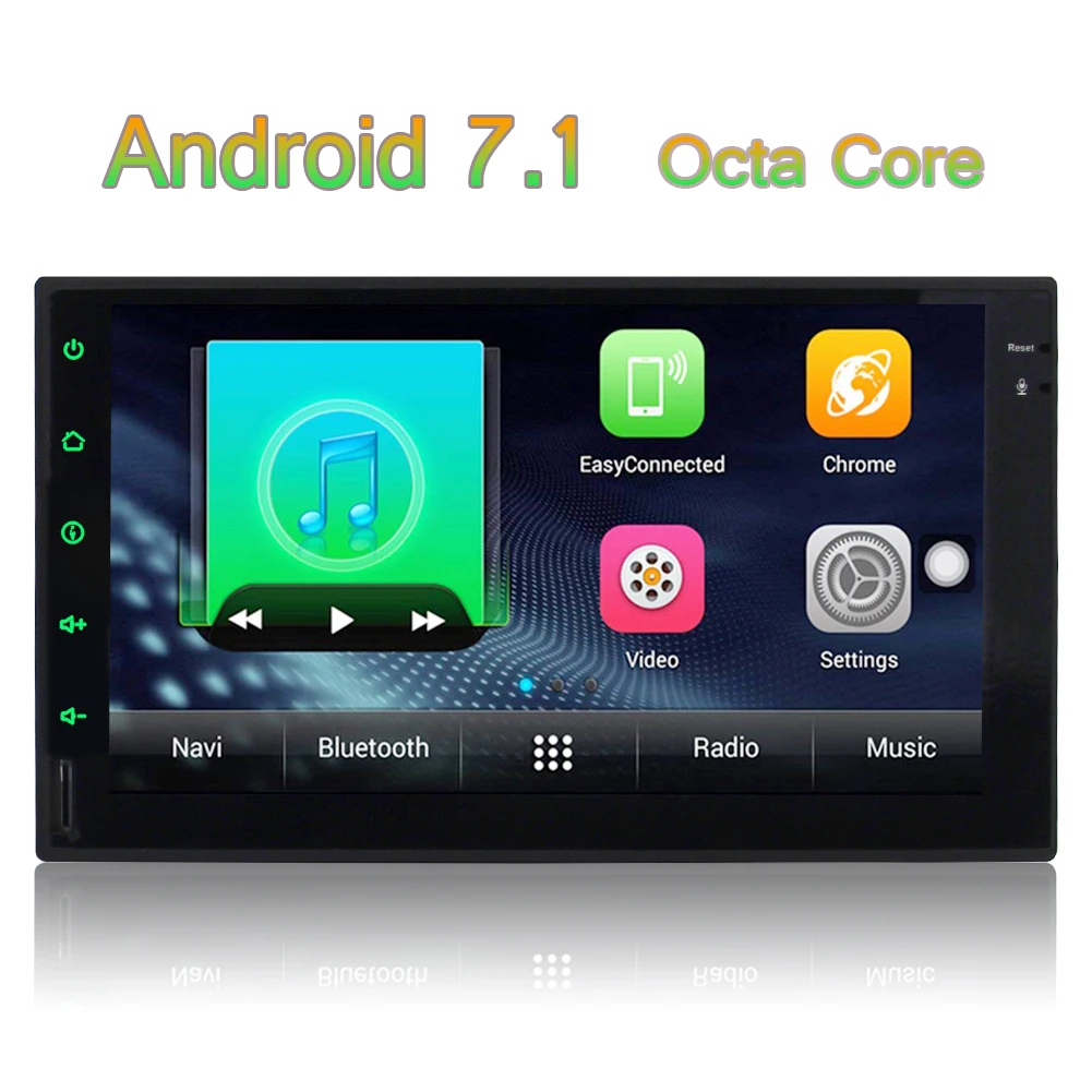 Perfect Eincar 7 inch Touch Screen Android 7.1 Octa Core Car Radio Stereo In Dash Head Unit Double Din GPS Navigation 1080P Bluetooth 2