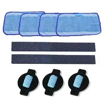 

TOD-9pcs/lot robot wheel tire mop cloth water cap Replacment for iRobot braava 320 380 381 380T 390 390T Mint 4200 4205 5200 5