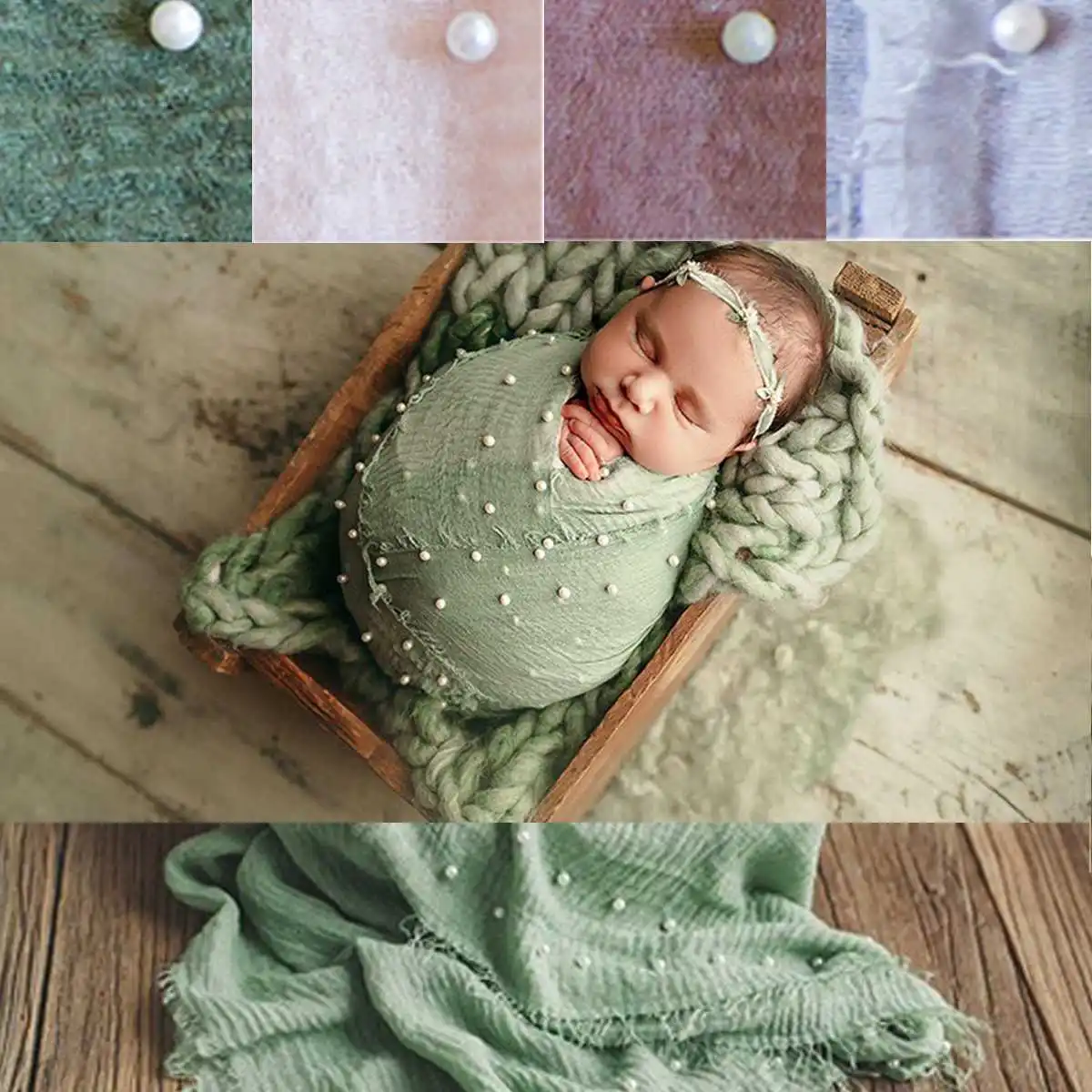 Newborn Baby Cotton Swaddle Baby Flower Soft Blanket Floral Wrap Bath