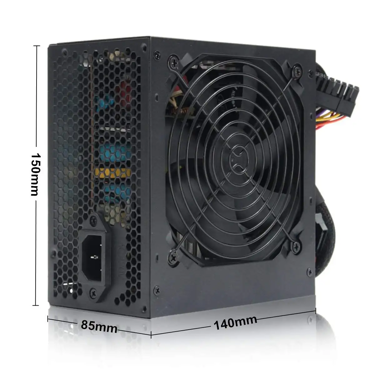 350W 650W Peak- PSU ATX 12V Gaming PC Power Supply 24Pin / Molex / Sata 12CM Fan Computer Power Supply For BTC