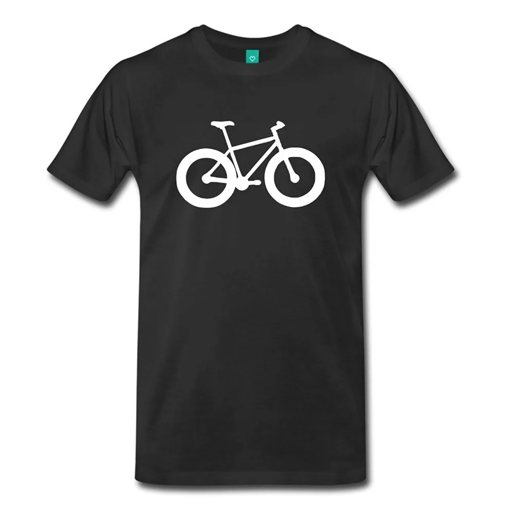 

2017 New Brand Clothing Cycler Fatbike Silhouette Men's Premium Shirts Men Clothes Novelty Cool