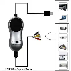USB 2,0 HD видео карты захвата адаптер регистраторы конвертер аналогового аудио цифровой для Windows 7 8 10