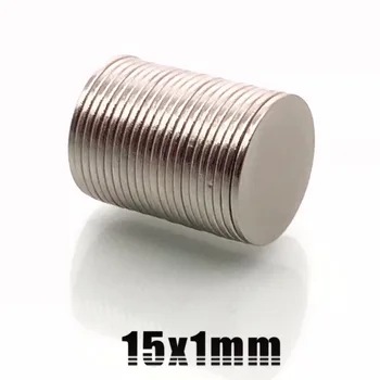 

200pcsBulk Small Round NdFeB Neodymium Disc Magnets Dia 15mm x 1mm N35 Super Powerful Strong Rare Earth NdFeB Magnet 15*1