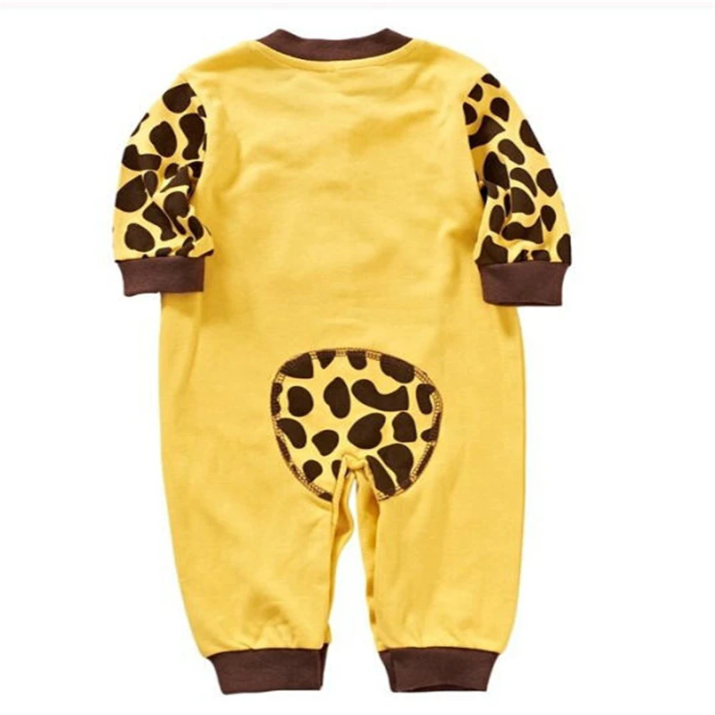 CANIS/ г. Новая детская одежда для сна с длинными рукавами и рисунком животных для мальчиков и девочек пижамы для новорожденных, Детский костюм для сна и игр