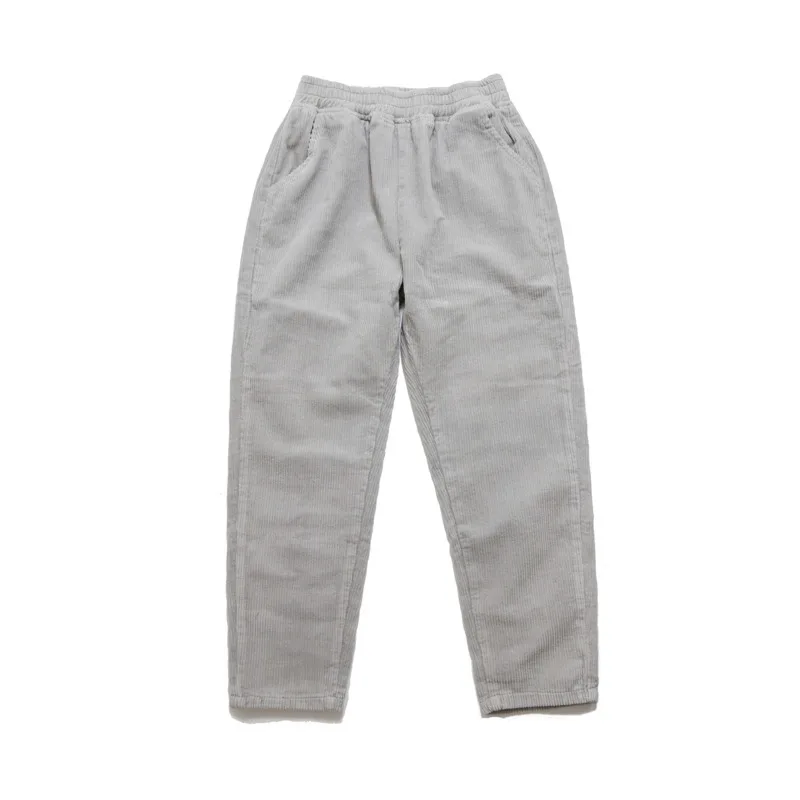 Fashion Men's Autumn And Winter New Corduroy Casual Pants M-XXL Temperament Loose Solid Color Youth Personality Large Size Wild