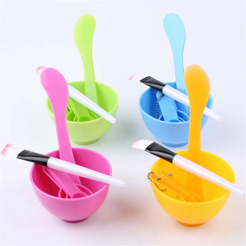 

Rakado Women Beauty Set DIY Facial Tool Face Mask Bowl Stir Stick Brush Measuring Spoon Makeup Kits Cosmetics Tools Random Color
