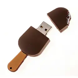 Мороженое Шоколад шаблон USB 2,0 Flash Memory Stick памяти U диск (хаки 32 ГБ)