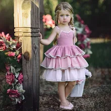 2019 Summer Princess Girls Dresses Boho Lace Sleeveless Dress Birthday Party Tutu Dresses Children Clothes Toddler Girl Clothing 2019 Summer Princess Girls Dresses Boho Lace Sleeveless Dress Birthday Party Tutu Dresses Children Clothes Toddler Girl Clothing
