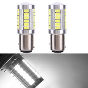 

2Pcs 12V Car Led Brake Light Bulb S25 BAY15D 1157 33SMD 5630/5730 DRL Auto Fog Lamp Light-emitting Diode Daytime Running Light