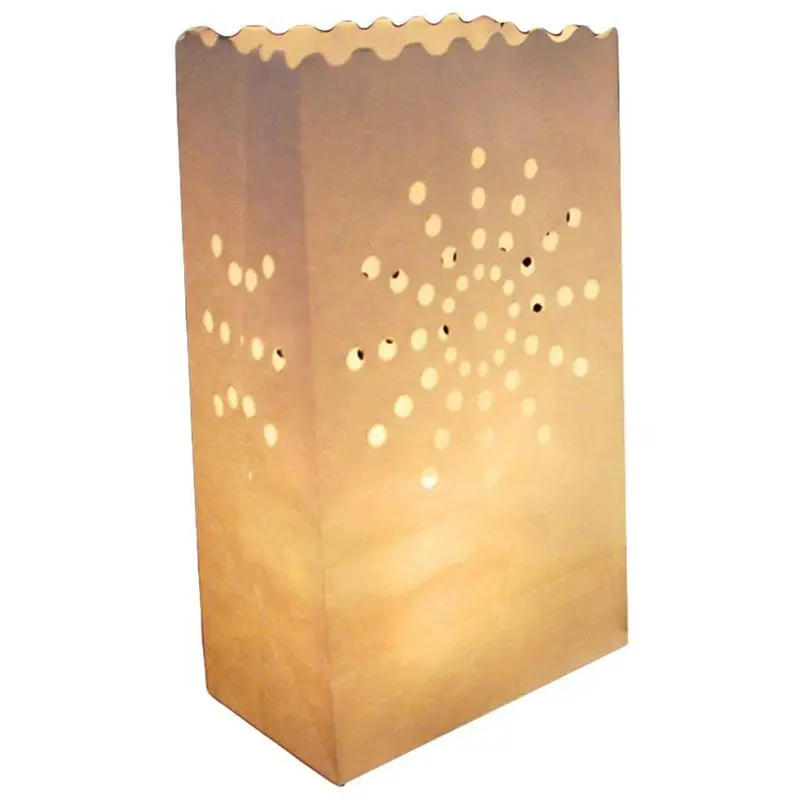 

Light Holder Luminaria Paper Lantern Candle Bag Party Decoration 10PCS Sun