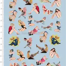 1/48 голова истребителя Второй мировой войны сексуальные девушки фигурки маркировочная модель комплект водная наклейка