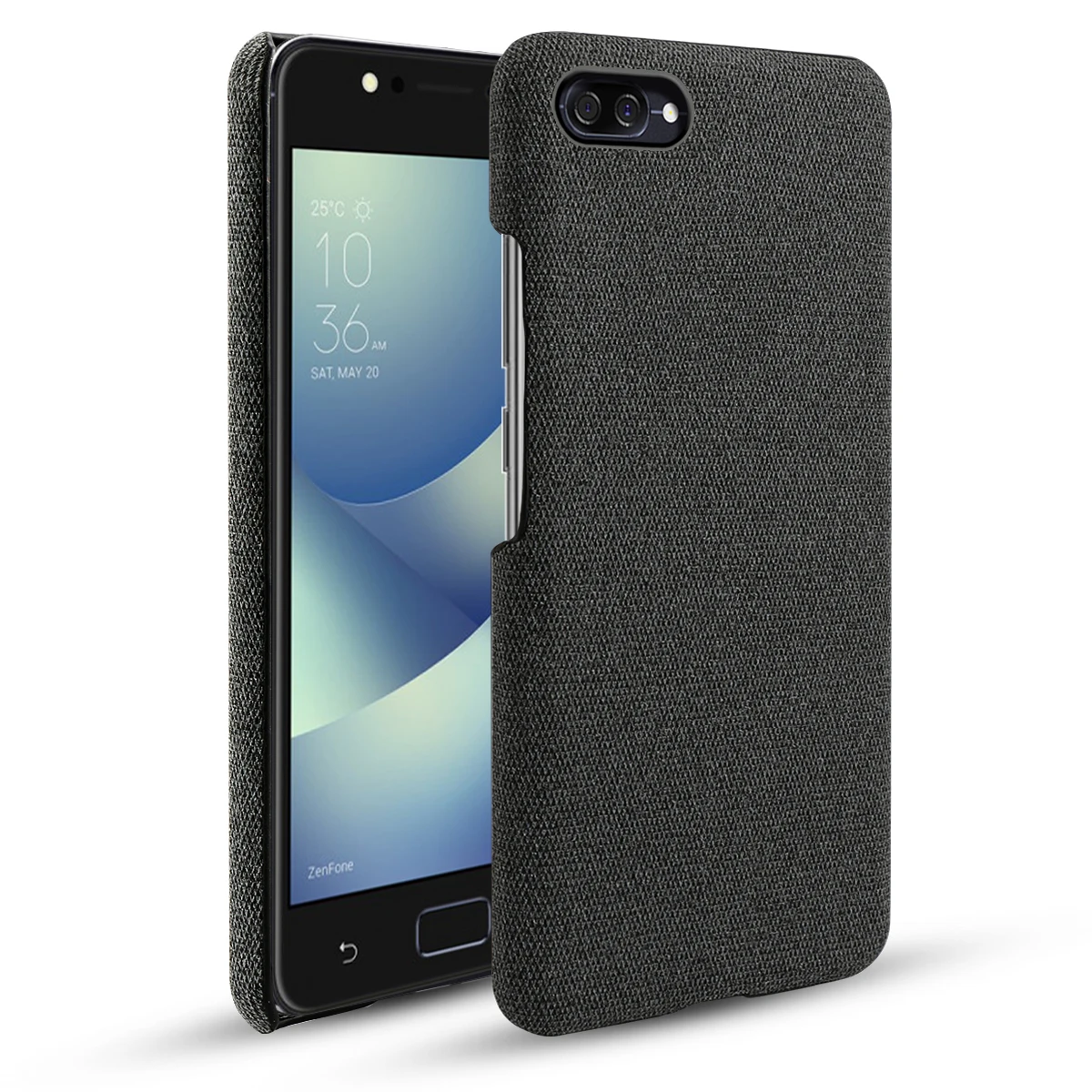 Чехол для Asus ZenFone 4 Max ZC520KL ZC554KL тканевая ткань противоскользящий тонкий жесткий