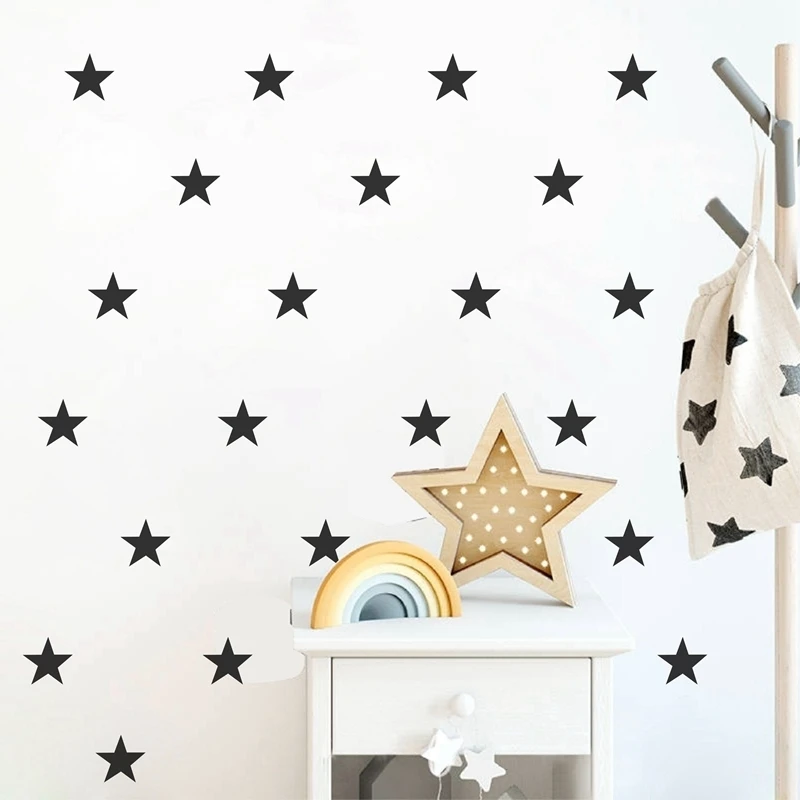 Звезда стены стикеры виниловые настенные наклейки для детской детская спальня настенные съемные украшения Детские росписи обоев домашний