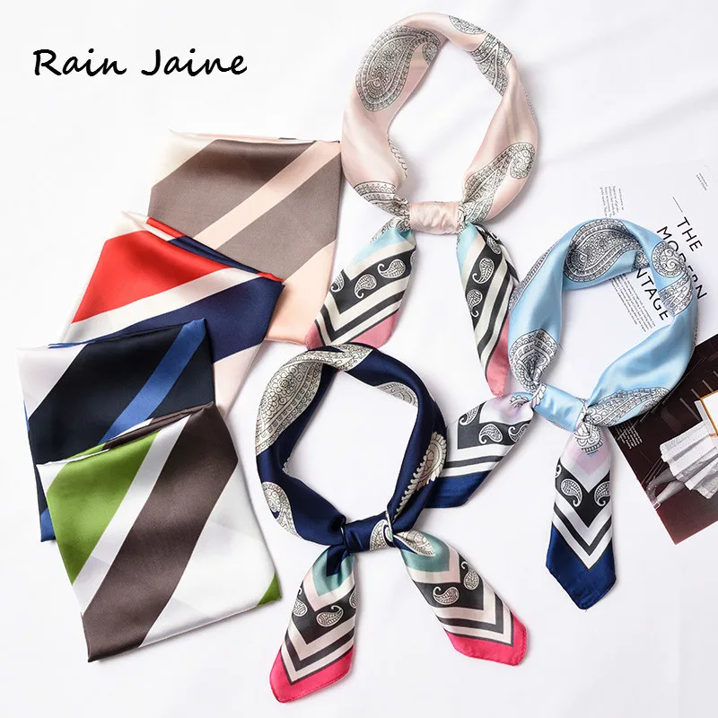 

Women In Women's Scarves 2019 Spring Joker Decoration Small Hair Scarf Occupation Stewardess Business Affairs Scarf-women Silk