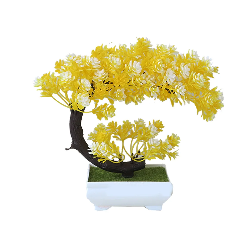 Pretty Lots Artificial Plants Fake Leaf Home Office Garden Flower Wedding Decor Tree Pot Home Office Table Gift Pretty Lots Artificial Plants Fake Leaf Home Office Garden Flower Wedding Decor Tree Pot Home Office Table Gift