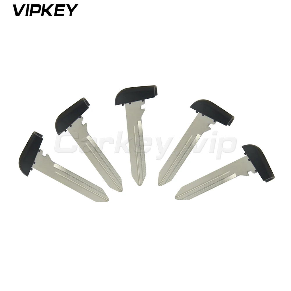 Remotekey 5pcs Small Insert Emergency Key Blade For Chrysler 200 300 C Dodge Challenger Durango RAM Jeep Grand Cherokee Uncut