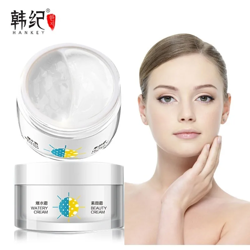 

HANKEY Makeup Nourishing Explosive Water Without Makeup Half Face Cream Moisturize Control Oil Brighten Wrinkle Firming Skin