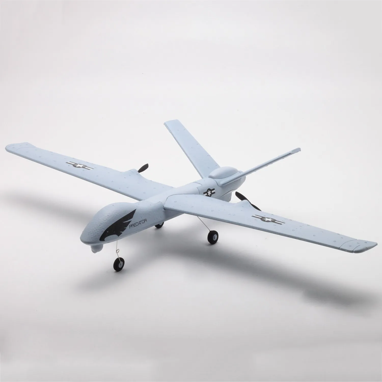 

Z51 Predator 660mm Wingspan 2.4G 2CH Glider RC Airplane RTF Built-in DIY US