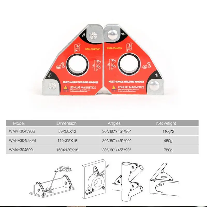 2 шт многоугольные магнитные держатели для сварочных магнитов инструменты для пайки