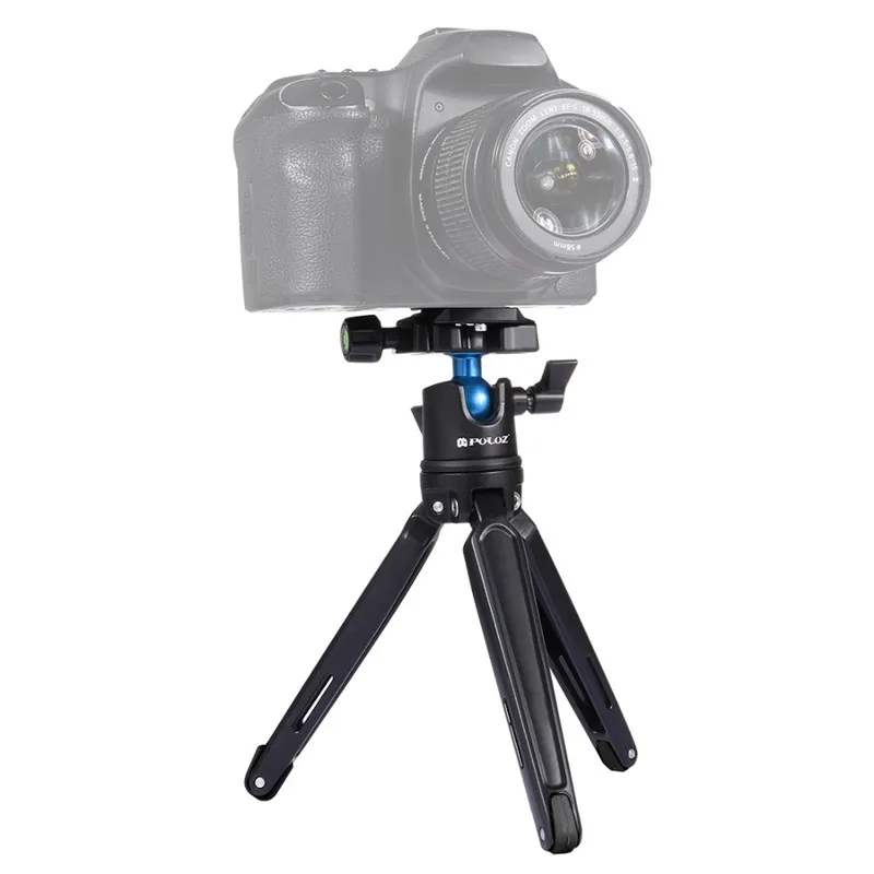 

PULUZ Pocket Mini Tripod Desktop Camera / Video Tripod With 360 degree Ball Head Holder Mount Macro Monopod for Canon Nikon So