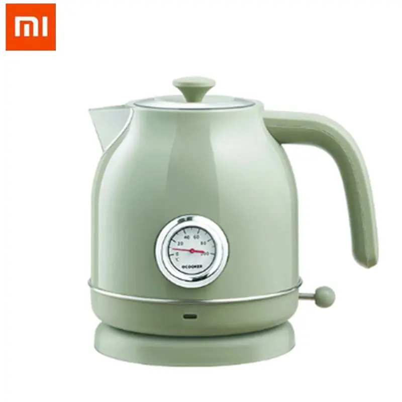 

XIAOMI OCOOKER CS-SH01 1.7L / 1800W Retro Electric Kettle Stainless Steel Water Kettle with Watch Thermometer Display