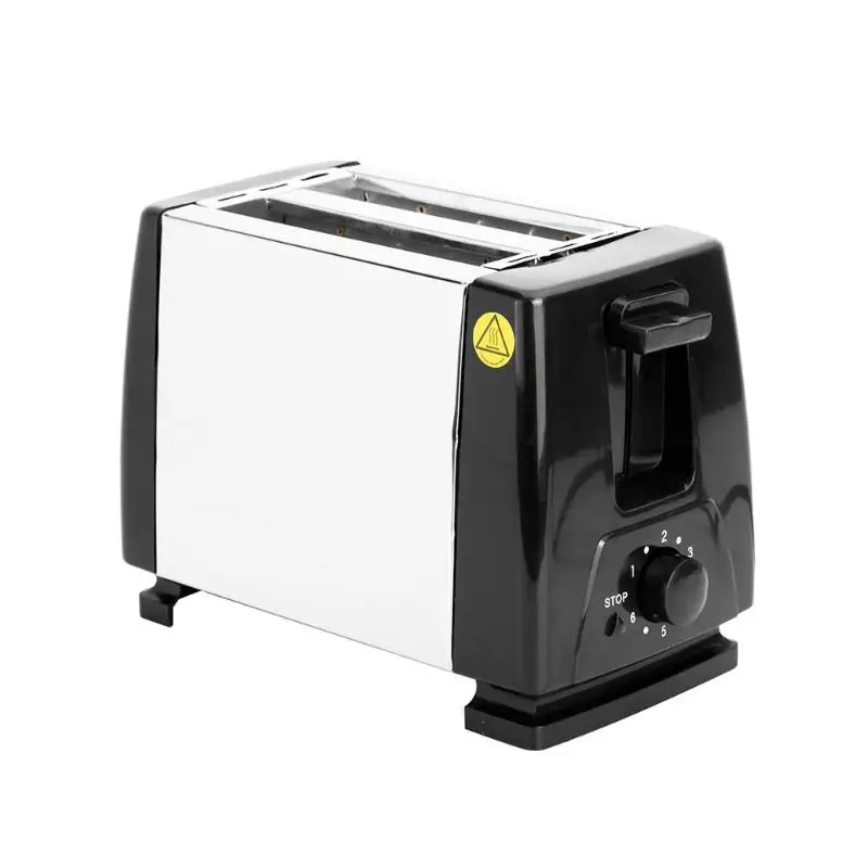 

Automatic Bread Toaster Baking Breakfast Machine 750W 5 Gear Stainless steel 2 Slices Slots Bread Maker EU Plug E5M1