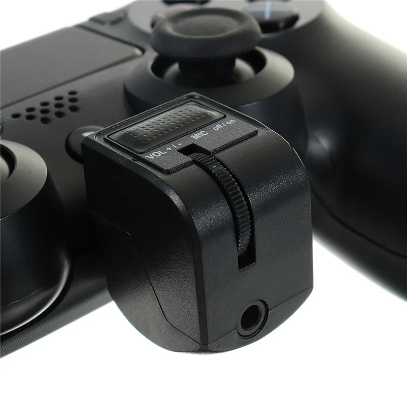 

3.5mm Mini Handle Audio Headset Adapter For PS4 For Dualshock 4 Microphone Mute Volume Control For Playstation 4 Accessories