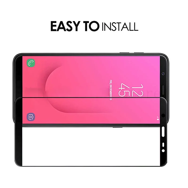 Защитное стекло для Samsung Galaxy J8 2018 закаленное J6 Plus SM J810 защитная жесткая пленка