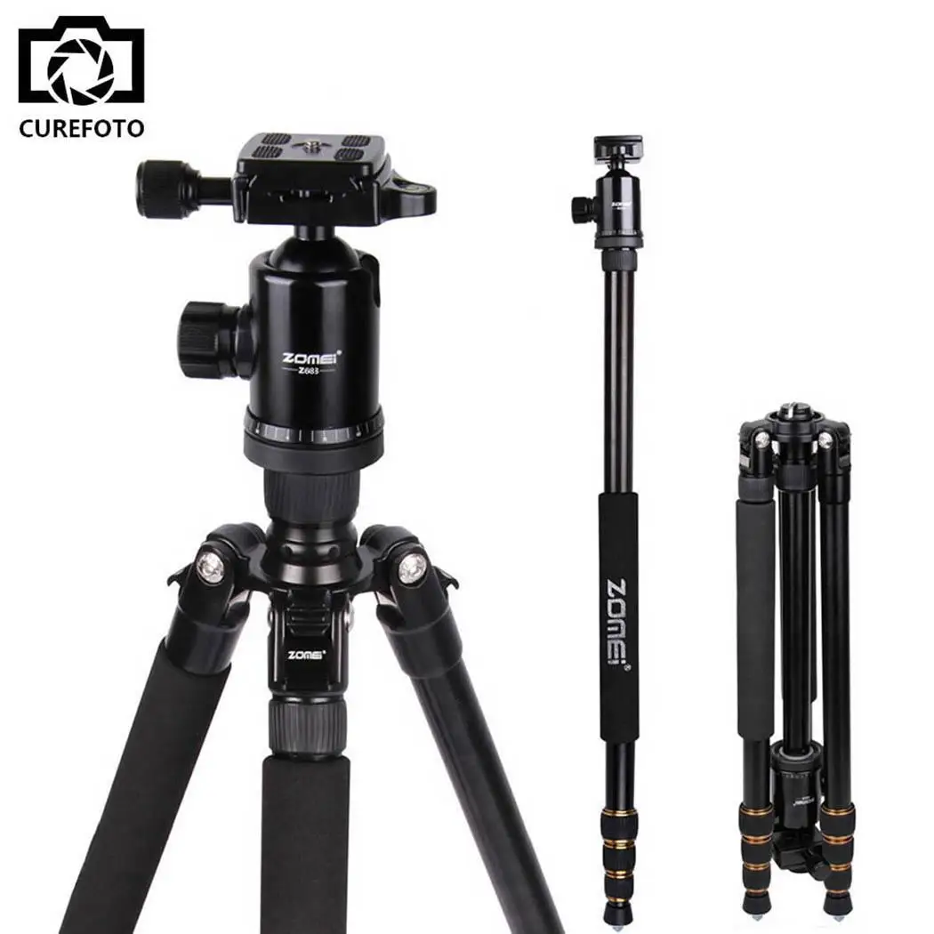

Zomei Q666 Professional Tripod For DSLR Camera Ball Head Tripod Flexible Foldable Tripod Camera Stand Mount Flexible Phone GoPro