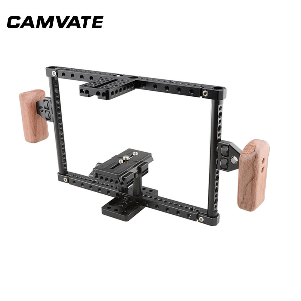 Камера CAMVATE DSLR клетка рукоятка комплект универсальный для 60D 70D 80D GH5 a7II
