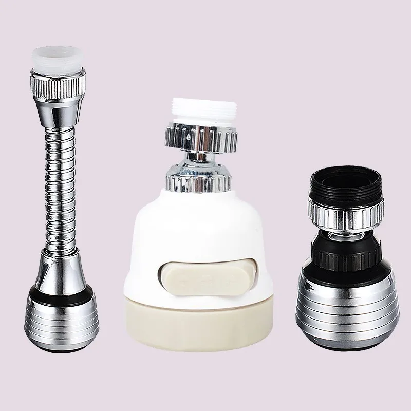 

NEW 1Pcs3 size 2modles water saving kitchen Plastic faucet aerator 22mm tap nozzle adapter 360 magic head bubbler cocina cuisine