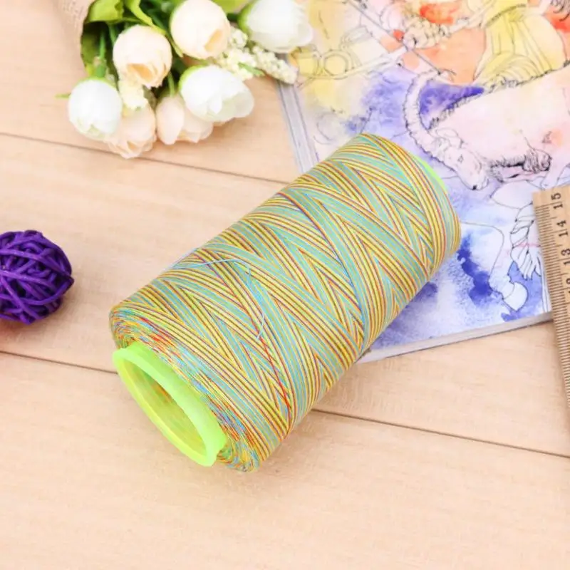 

Rainbow Cross Stitch Sewing Line Polyester Household Threads Textile Yarn Woven Embroidery Craft Knitting Accessories