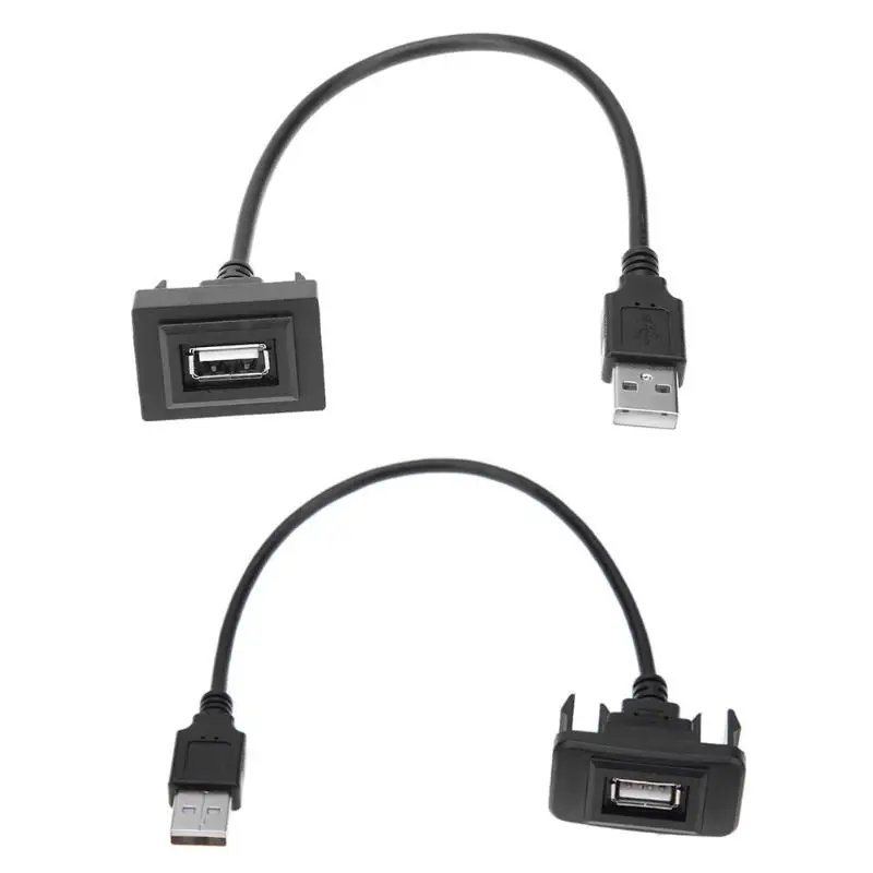 VODOOL 12 24 В ABS USB порт кабель AUX шнур провода адаптер для Toyota VIGO/Vios/Corolla автомобильные