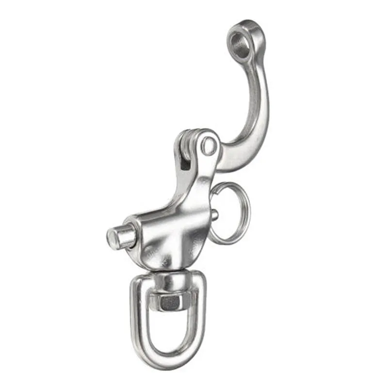 316 Stainless Steel Swivel Shackle Quick Release Boat Anchor Chain Eye Shackle Swivel Snap Hook for Marine Boat Yacht Hardware ► Photo 3/6