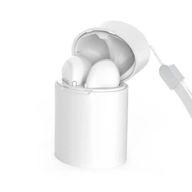

Fashionable Music Bluetooth Earphone Stereo Sports Mini Compact Portable Mini Headset Switch Song Ear Caps With Charging Cable