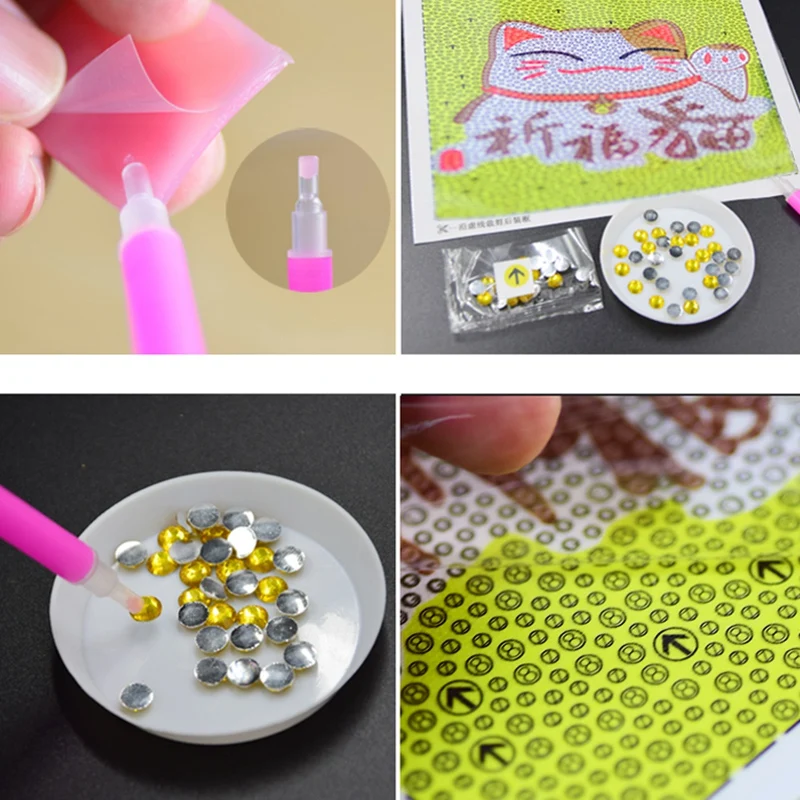 Полный Круглый Алмаз 5D Diy Алмазная картина мультяшное животное Высокое качество