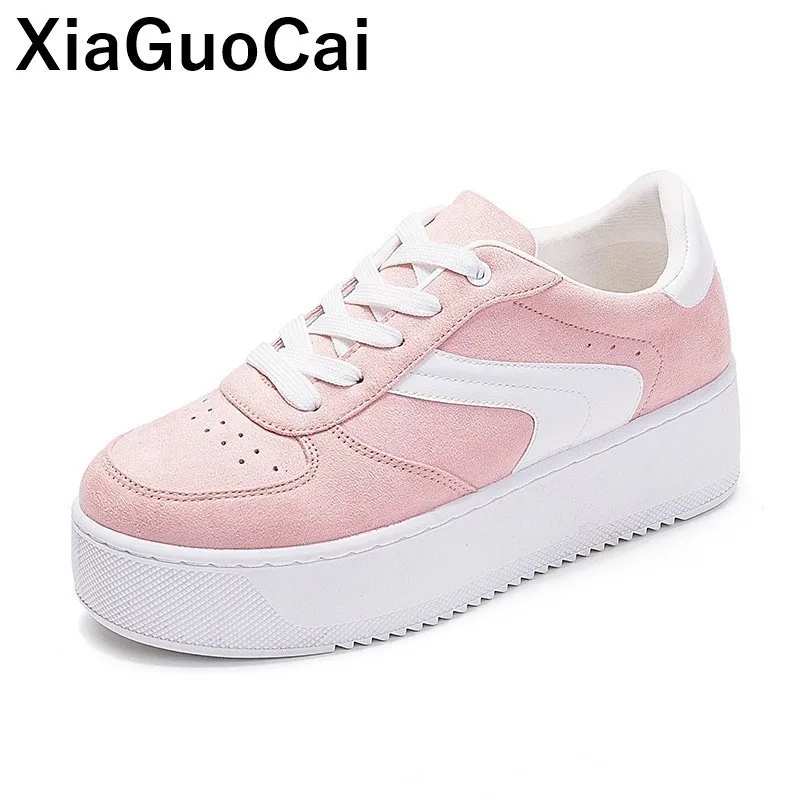 

New Women Shoes Flat Platform 2019 Spring Autumn Woman Flats Lace Up Cute Casual Footwear High Quality Ladies Shoes Breathable