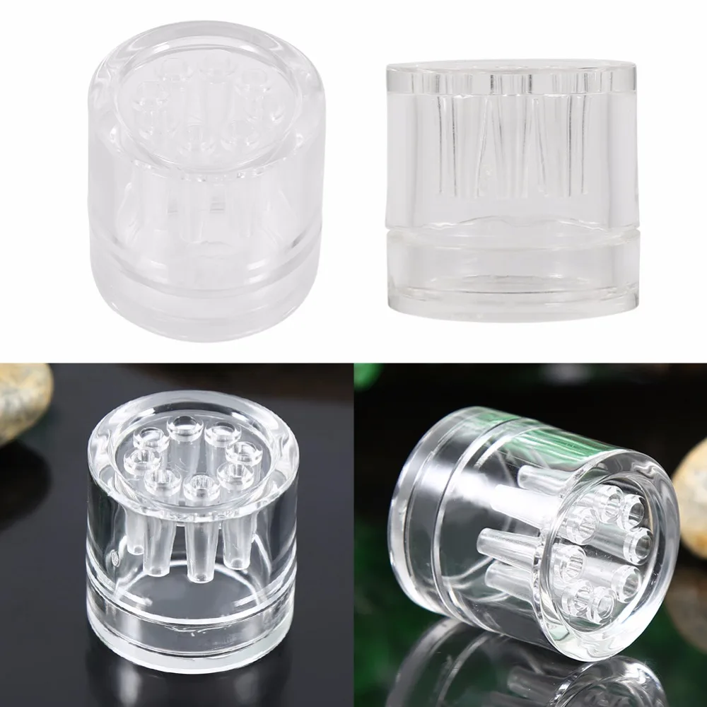 

8 Hole Snail Trap Transparent Leech Vivarium Planarian Pest Catch Pen red bee shrimp Worm Bait Feeding Box Aquarium Cleaner