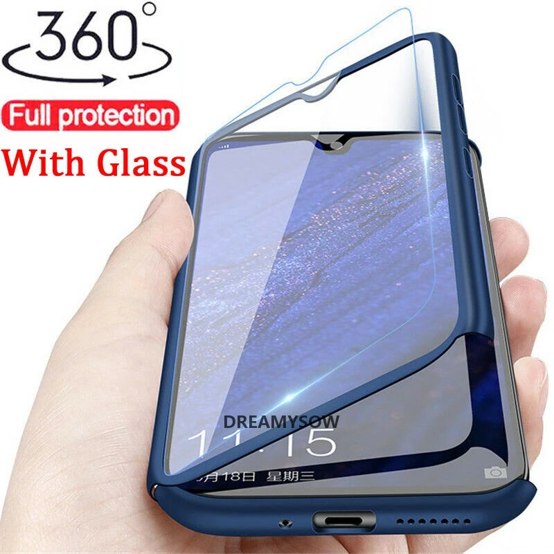 

360 Degree Full Cover Case For Samsung Galaxy A8 A6 J4 J6 Plus A7 2018 Protective Cover Galaxy S10 Plus S10e A30 A50 M20 Capas
