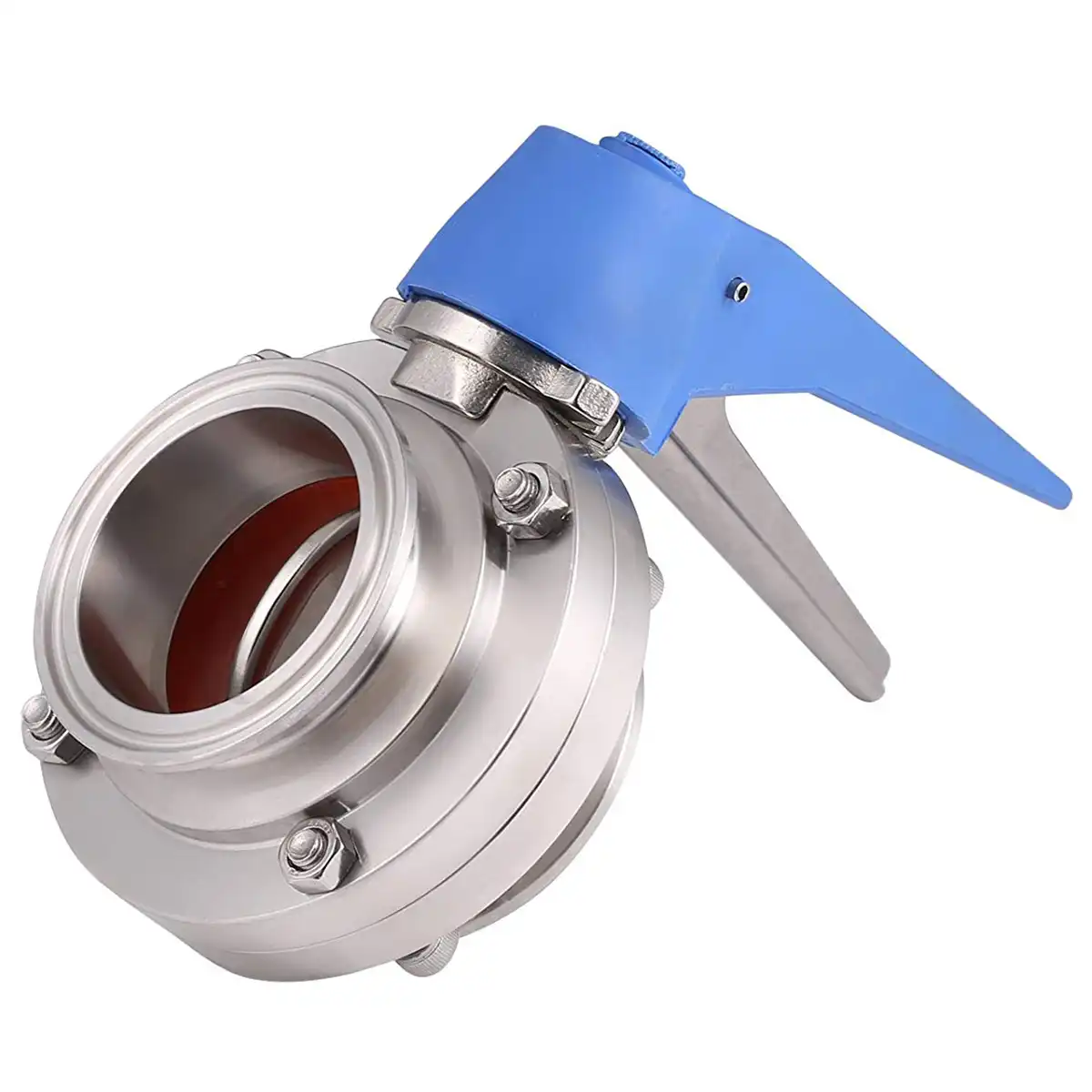 2/" 51 mm SS304 ss sanitario TRI CLAMP Válvula de mariposa Brew Cerveza productos lácteos